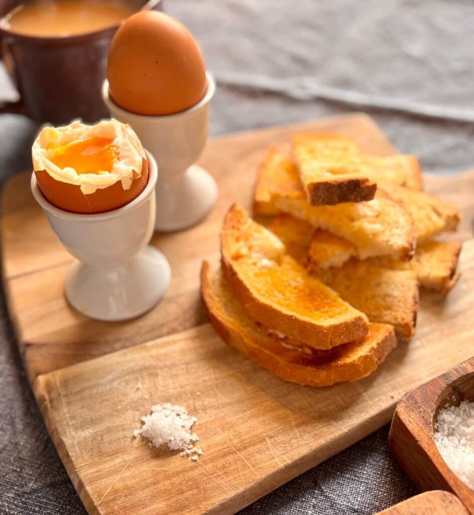 Air Fryer Boiled Eggs by Clare Andrews