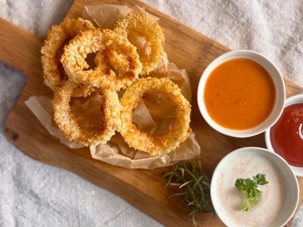 Air Fryer Onion Rings by Clare Andrews