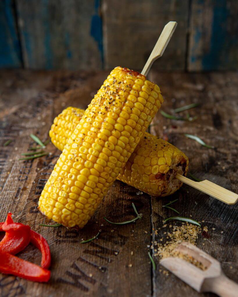 Air fryer corn on the cob by Clare Andrews