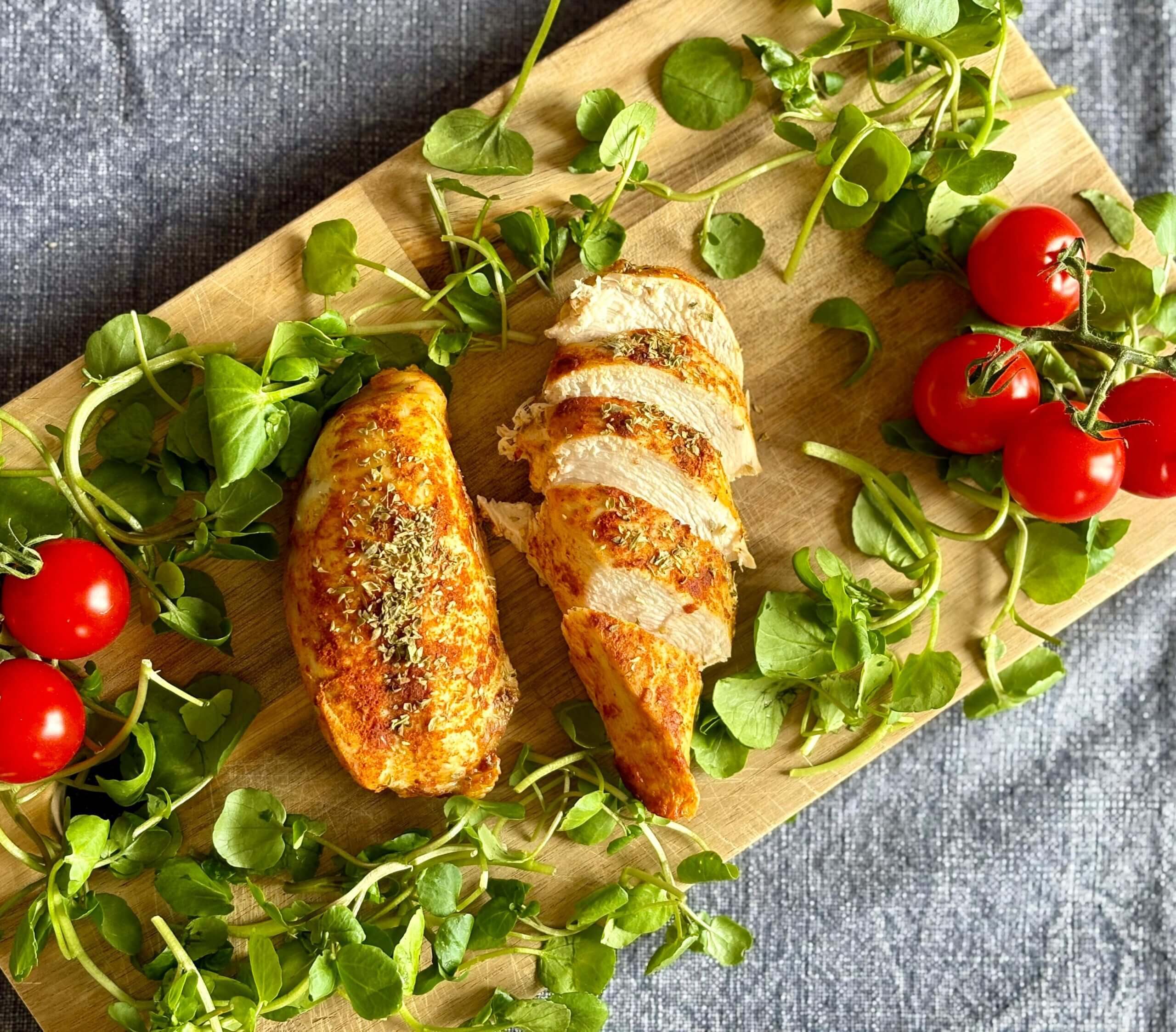 Air fryer chicken breast recipe by Clare Andrews