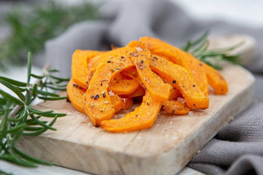 Air fryer butternut squash by Clare Andrews