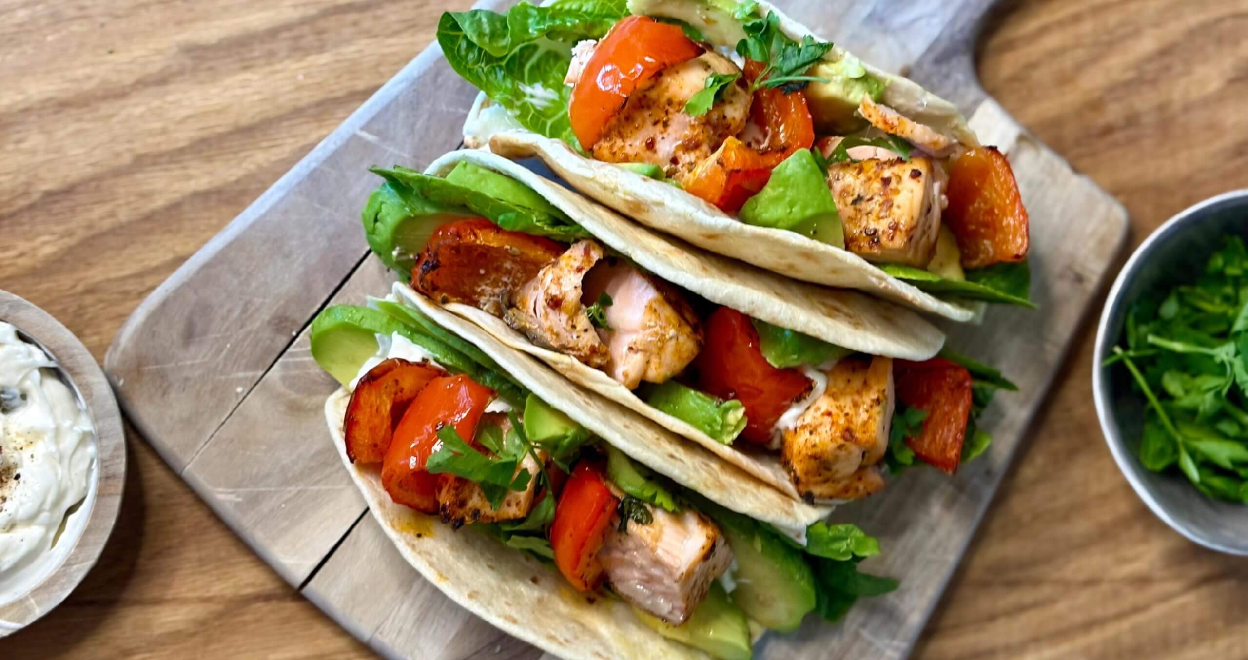 Air fryer fish tacos recipe by Clare Andrews