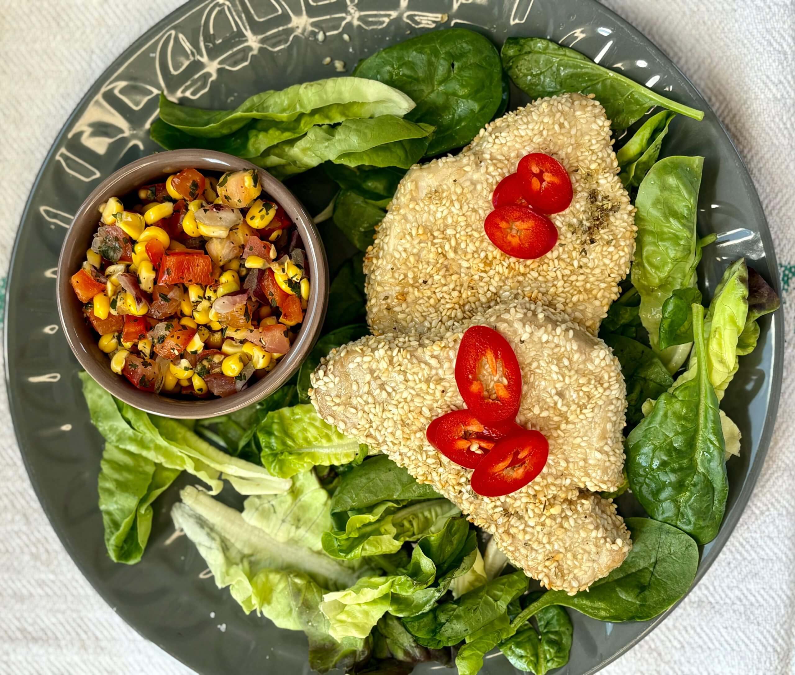 Air fryer tuna steaks recipe by Clare Andrews