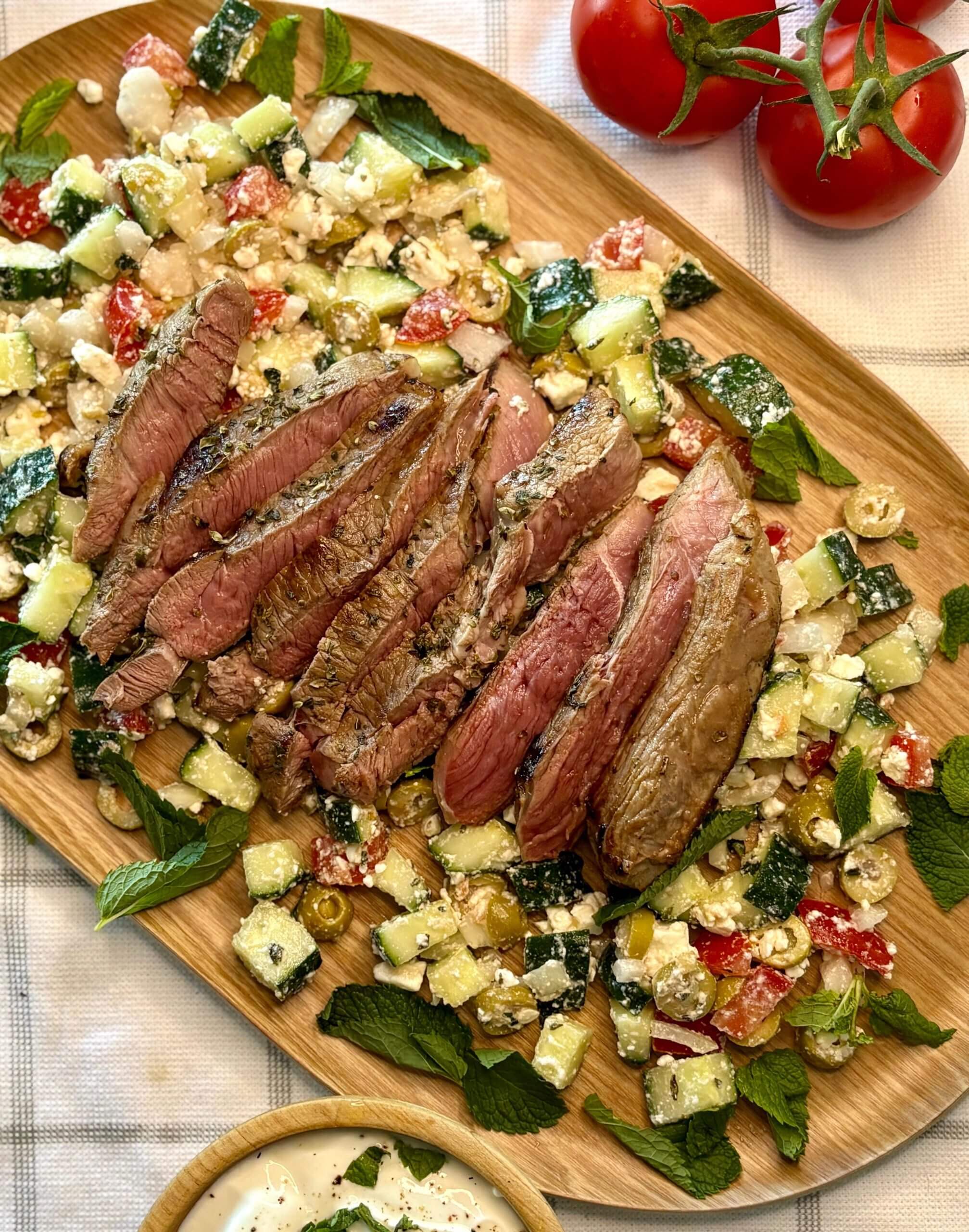 Air fryer lamb steaks recipe by Clare Andrews